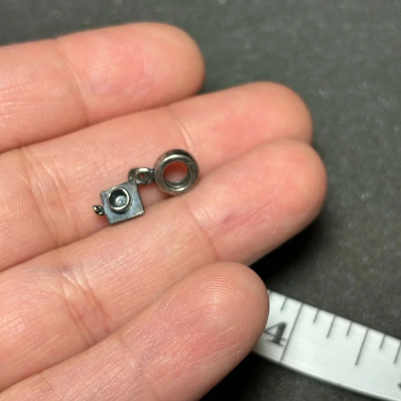 Authentic PANDORA Retired Sterling Silver Charm GRADUATION CAP Dangle Pendant - Picture 2 of 6